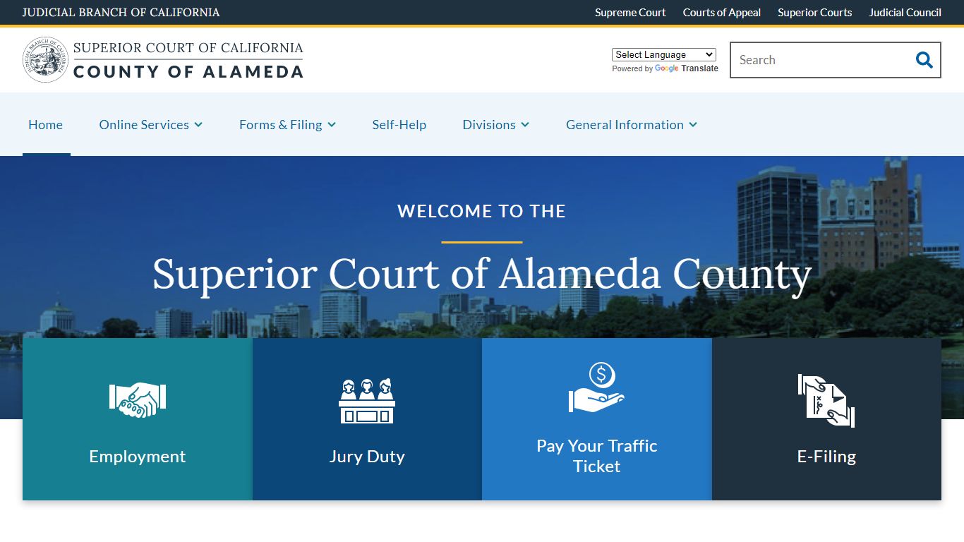 Court of Alameda - Superior Court of California